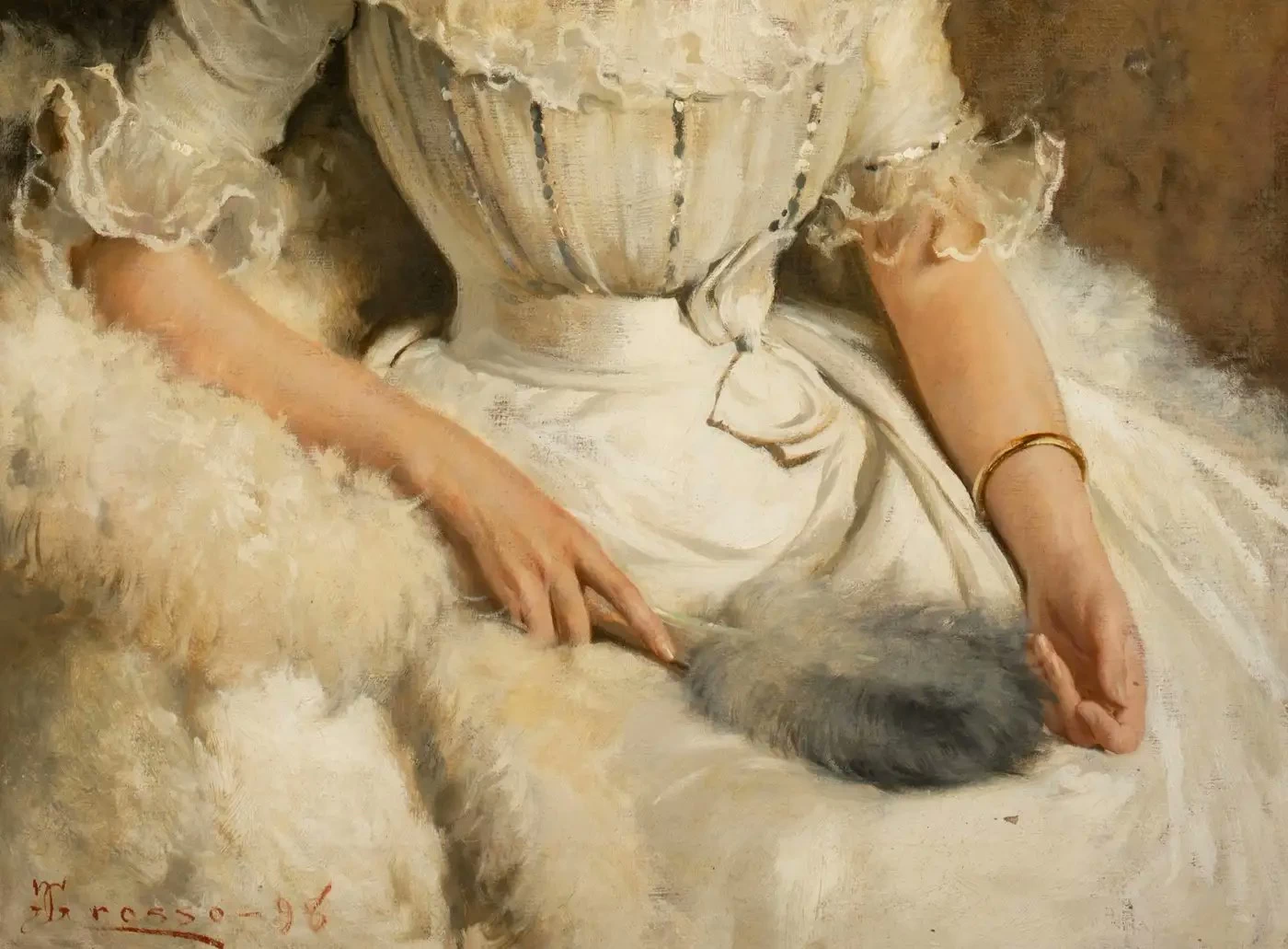 Ritratto di una (bella) signora italiana - dettaglio